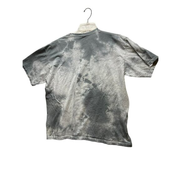 The Smurfs Lazy Mushroom Cartoon Graphic T-Shirt Retro Style XL  Gray Tie Dye - Picture 2 of 9